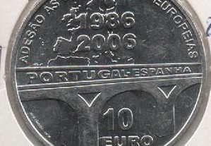 10EUR 2006 Adesão às Comunidades Europeias prata