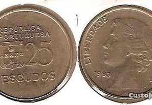 25 Escudos 1983 - soberba