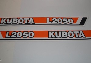 Kubota Autocolantes L 2050 , L175 , B5100 B5100E B6000 B6100 B7000