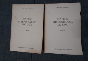 José Gonçalves-Síntese Bibliográfica de Goa-2 Vol-1966 Assinado