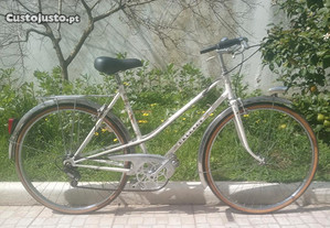 Bicicleta Peugeot vintage clássica branca roda 27,5 Tam 50