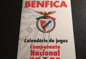 Calendário de jogos do S. L. Benfica 97 / 98