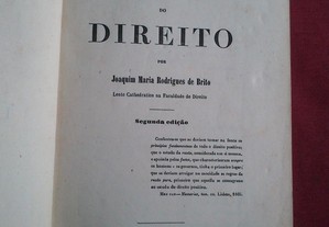 Joaquim Maria Rodrigues De Brito-Philosophia Do Direito-1871