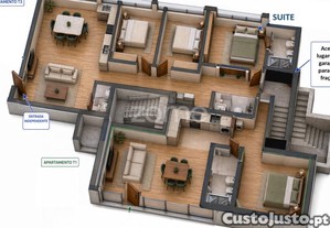 Investimento T3 + T1 | 170M² + 42M2 Garagem |...