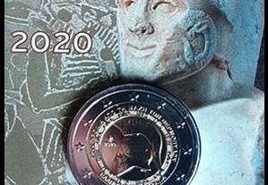 GRÉCIA - 2 Euros 2500 anos da Batalha de Termópilas 2020 - AM