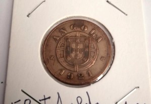 3 moedas de 5 centavos de Angola. 1921 /22 /23.