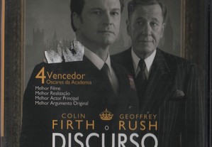 Dvd O Discurso do Rei - drama - Geoffrey Rush/ Collin Firth/ Helena Bonham-Carter - extras