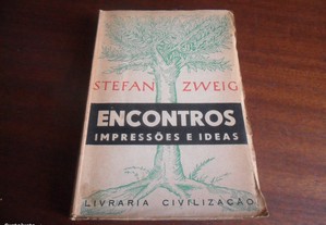 "Encontros: Impressões e Ideias" de Stefan Zweig - 3ª Edição de 1955