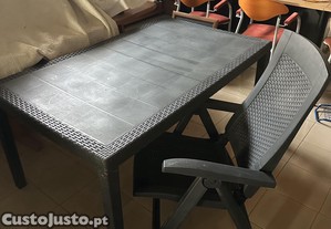 Conjunto jardim ratan