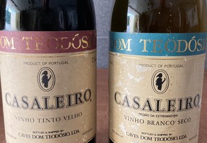 2 garrafas vinho Casaleiro