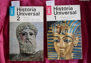 História Universal Vols 1 e 2. Carl Grimberg. Europa-América