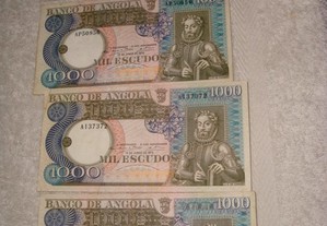 banco de angola 1000 escudos