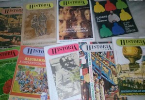 Conjunto de 9 Revistas História