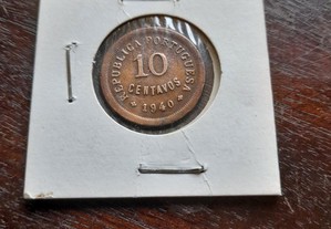 Moeda 10 centavos 1940