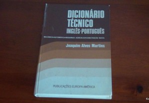 Dicionário técnico inglês-português de Joaquim Alves Martins