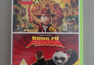 Jogo X-Box - Lego Indiana Jones / Kung Fu Panda