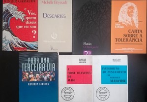 Livros de filosofia // Diversos autores