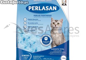 Areia de gato sanitária PERLASAN para gatos (7,5 kg)