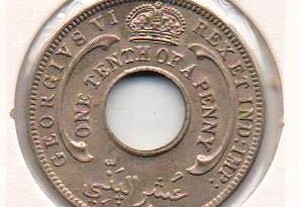 África Ocidental Britânica - 1/10 Penny 1943
