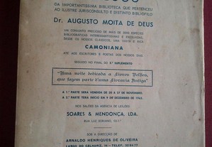 Catálogo da Biblioteca Augusto Moita de Deus-Camoniana-1963