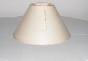 Abat-jour ou Quebra-luz em algodão suporte E-14