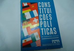 Livro Constituições Políticas de diversos países 1975 -3 edição