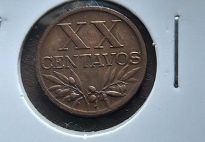Moeda xx centavos 1948