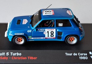 * Miniatura 1:43 Renault 5 Turbo | Bruno Saby Tour de Corse 1980