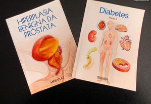 Conjunto de 2 livros de bolso: "HBP" e "Diabetes"