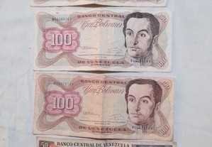 4 Notas Bolivares 1992