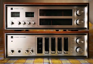 Sharp Amplificador/Tuner vintage