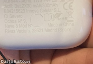 Fones como relgio