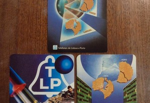 Calendários da TLP Telefones de Lisboa e Porto 3 unidades