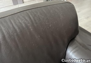 Sofá em pele