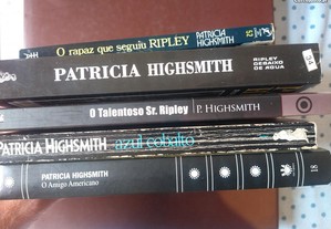 Os cinco volumes da série Ripley - Patricia Highsmith