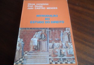 "Introdução ao Estudo do Direito" de João de Castro Mendes - Edição de 1994