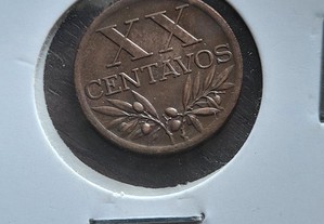 Moeda xx centavos 1949