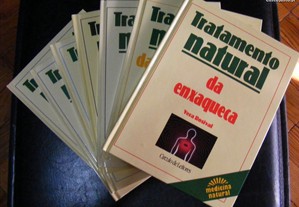 7 livros "Tratamento Natural" (enxaqueca, insónia, menopausa, etc)