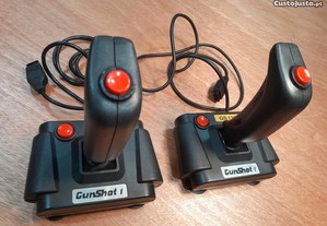 2 JOYSTICKS Vintage - para Atari 2600, etc... - Envio grátis !