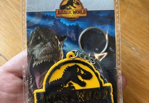 Porta-chaves "Jurassic World Logo" - Novo, Selado