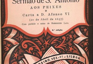 Sermão de Santo António aos Peixes e Carta a D. Afonso VI de Padre António Vieira