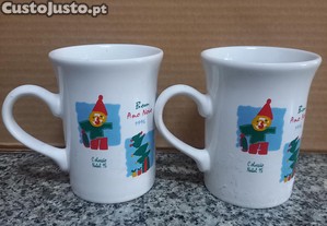 Copos Delta Feliz..Natal. 1995. Bom. Ano. Novo 1996