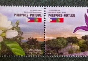 2016 - Emissão conjunta c/ as Filipinas: Flores