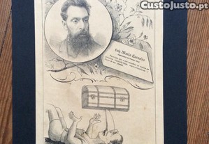 Programa musical ( Opereta ) + humor. Ano 1893. Litografia