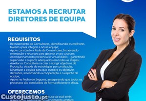 Recrutamento Consultores - Seguros e Financiamento