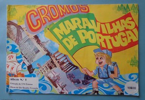 Caderneta de cromos Maravilhas de Portugal