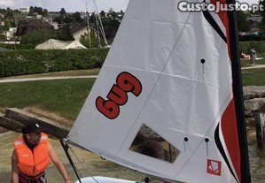 Barco  vela Laser bug - timo estado!