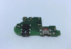 Conector de carga Micro USB com microfone e Jack de áudio para Huawei P Smart 2019 / P Smart 2020