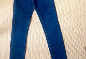 Jeans da Zara azul escuro skinny, NOVOS