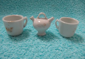 Miniaturas brinquedo antigo porcelana